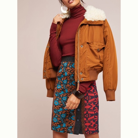 Anthropologie Dresses & Skirts - Anthropologie Jacquard Pencil Skirt
